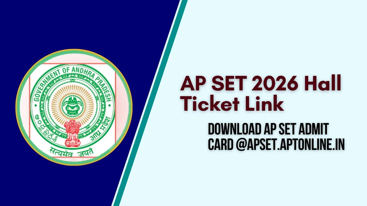 AP SET 2026 Hall Ticket Link