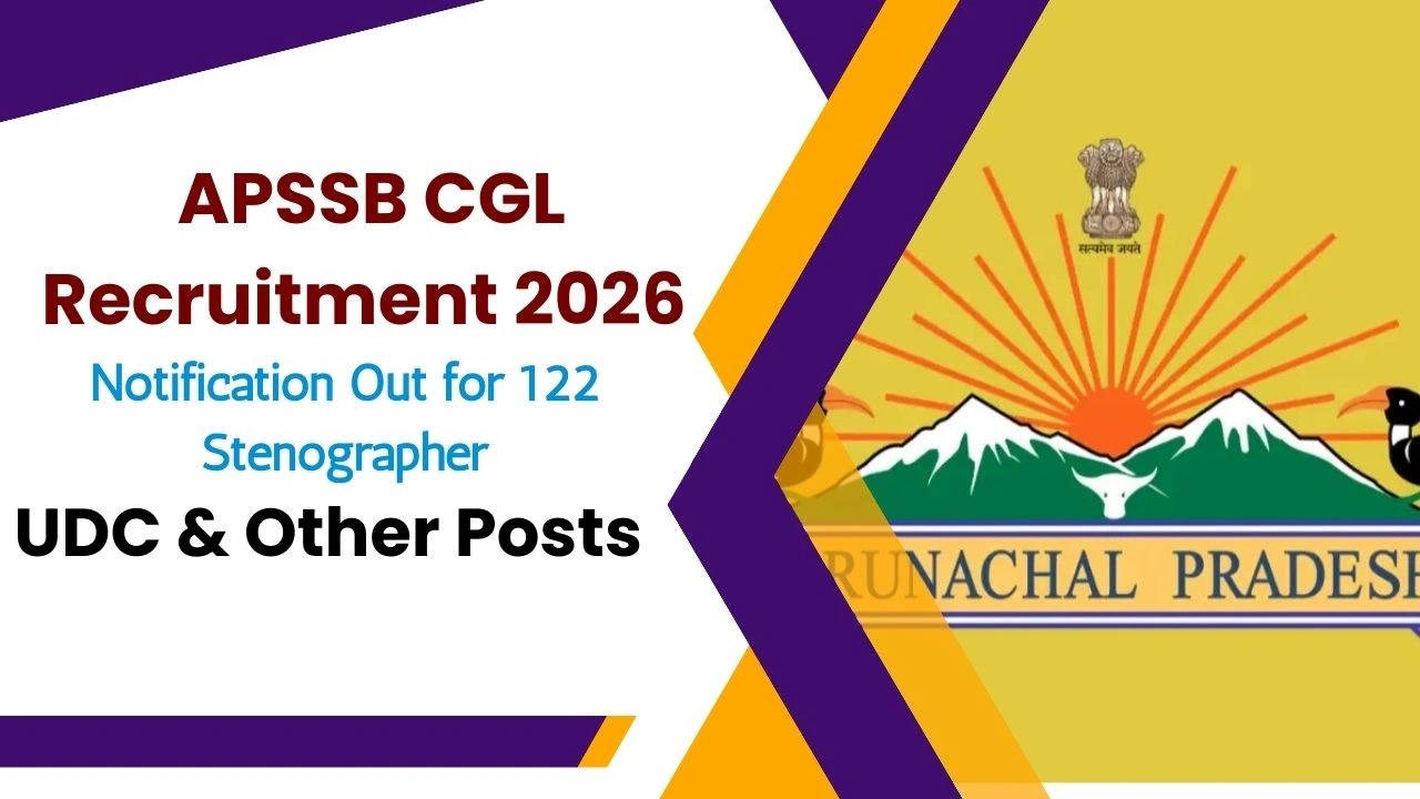 APSSB CGL Recruitment 2026 Notification Out