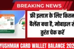 Ayushman Card Wallet Balance 2026