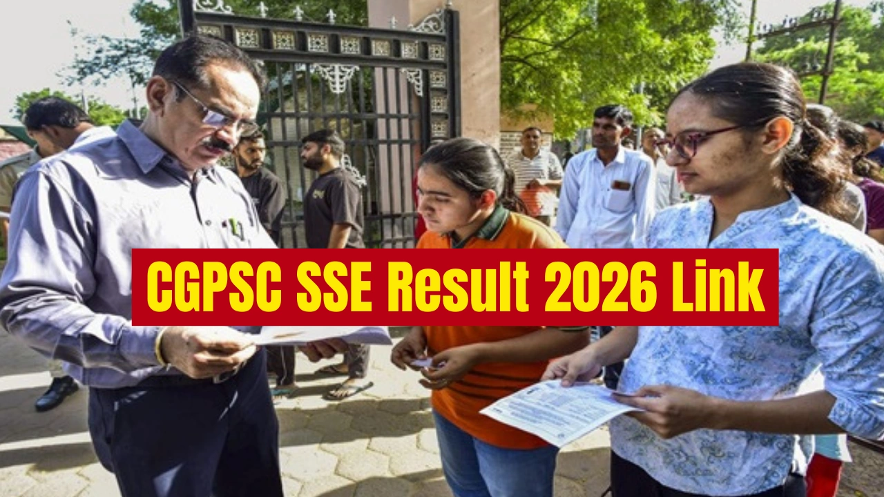 CGPSC SSE Result 2026