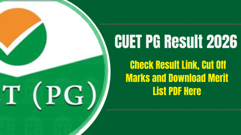 CUET PG Result 2026