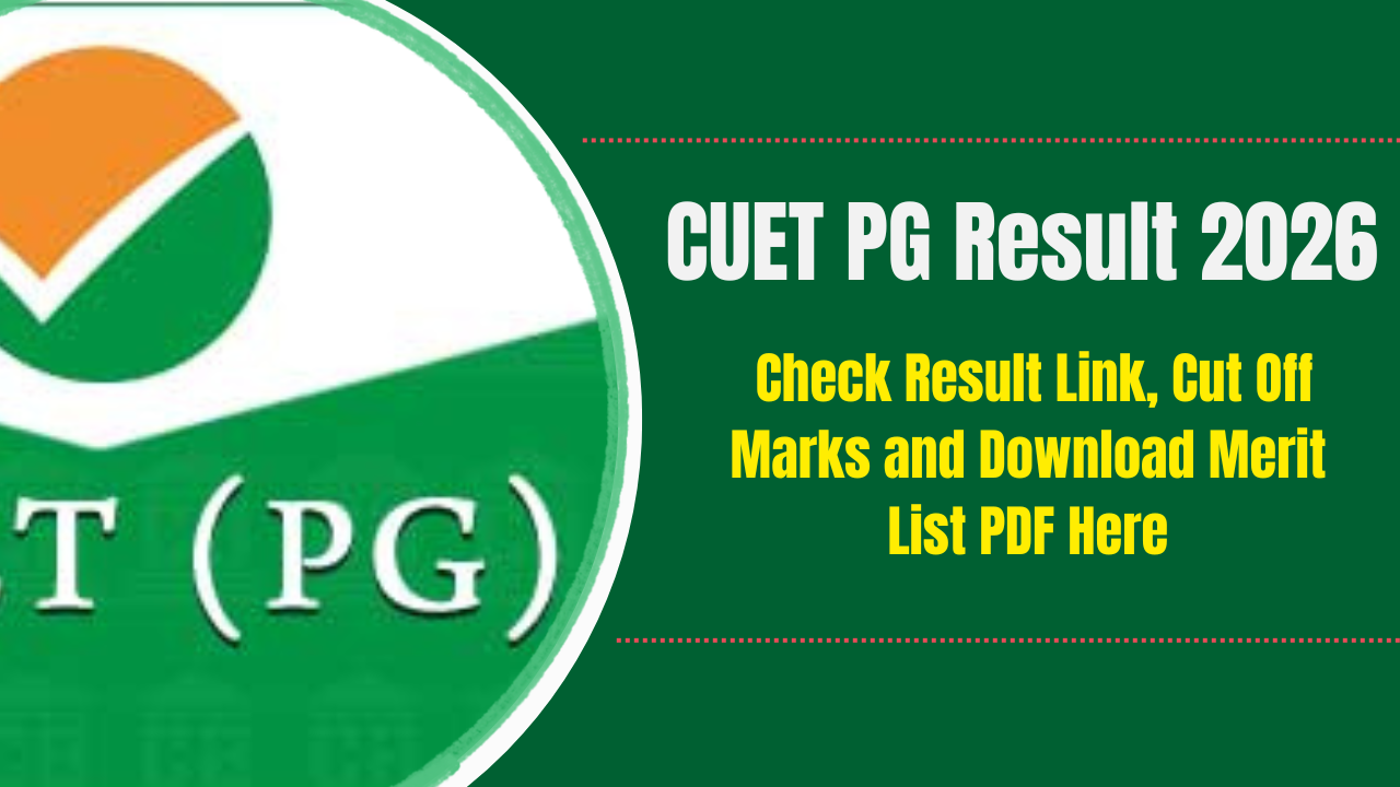 CUET PG Result 2026