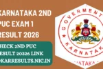 Check 2nd PUC Result 20326 Link @karresults.nic.in
