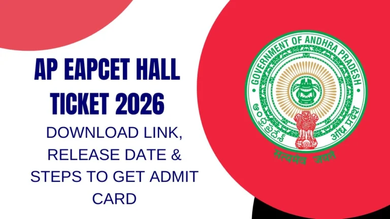 AP EAPCET Hall Ticket 2026
