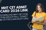 MHT CET Admit Card 2026 Link