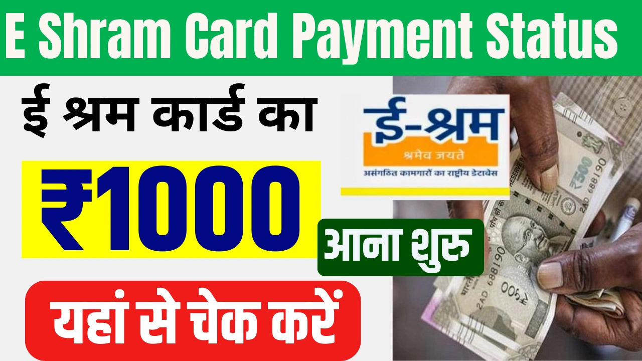 E Shram Card Payment Status
