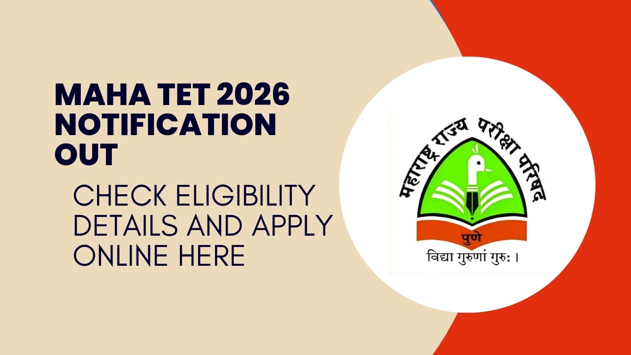 MAHA TET 2026 Notification Out