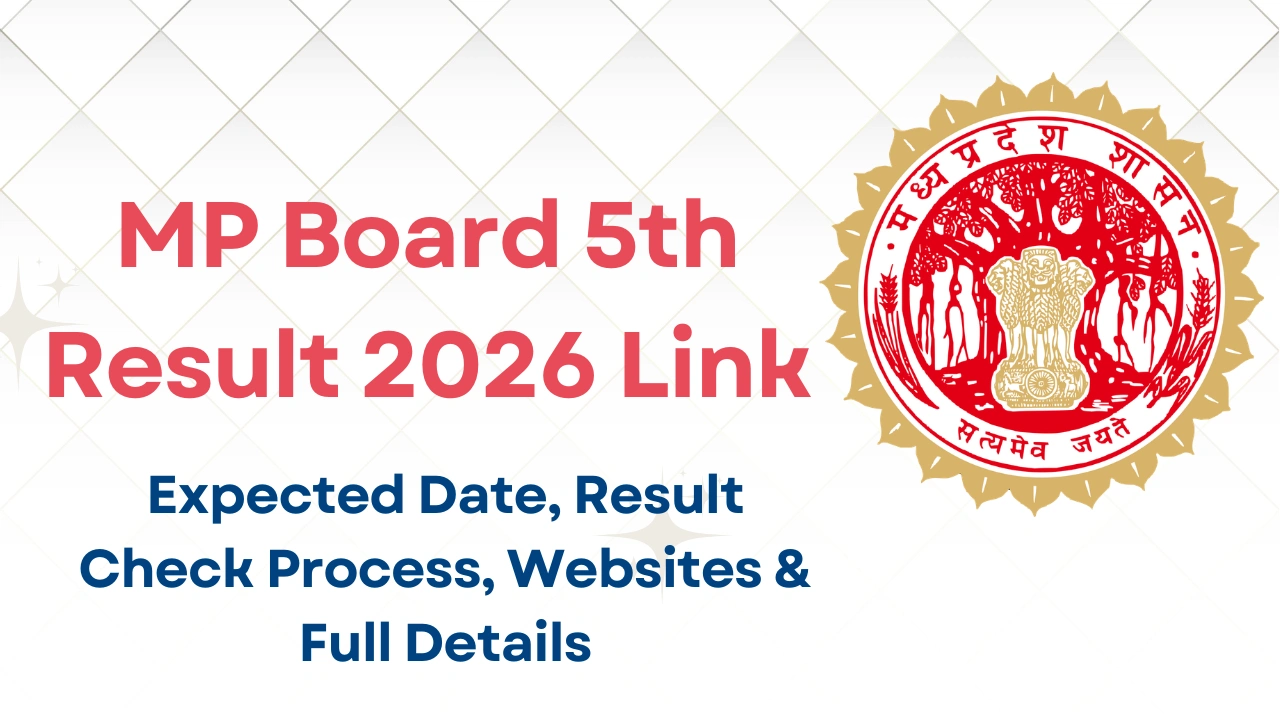 MP Board 5th Result 2026 Link