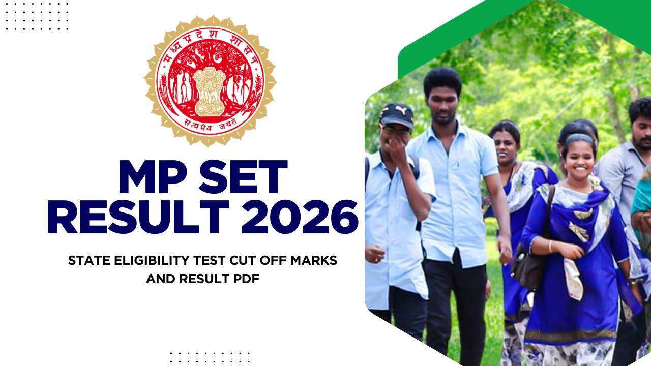 MP SET Result 2026