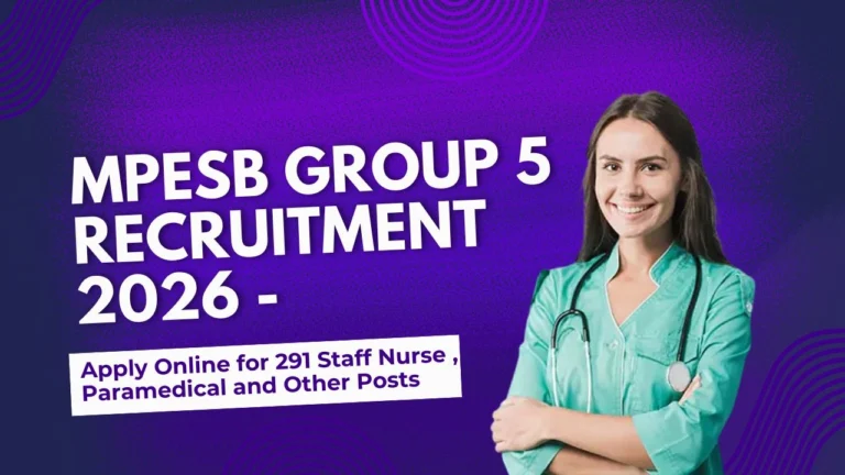 MPESB Group 5 Recruitment 2026