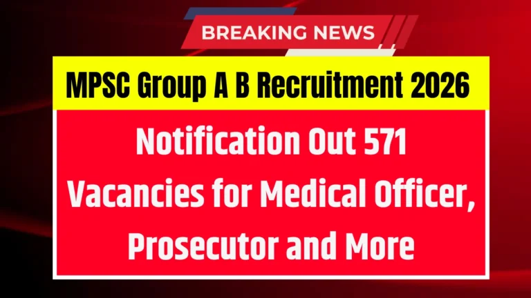 MPSC Group A B Recruitment 2026