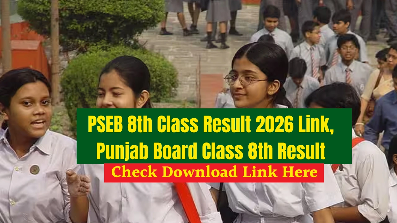 PSEB 8th Class Result 2026 Link
