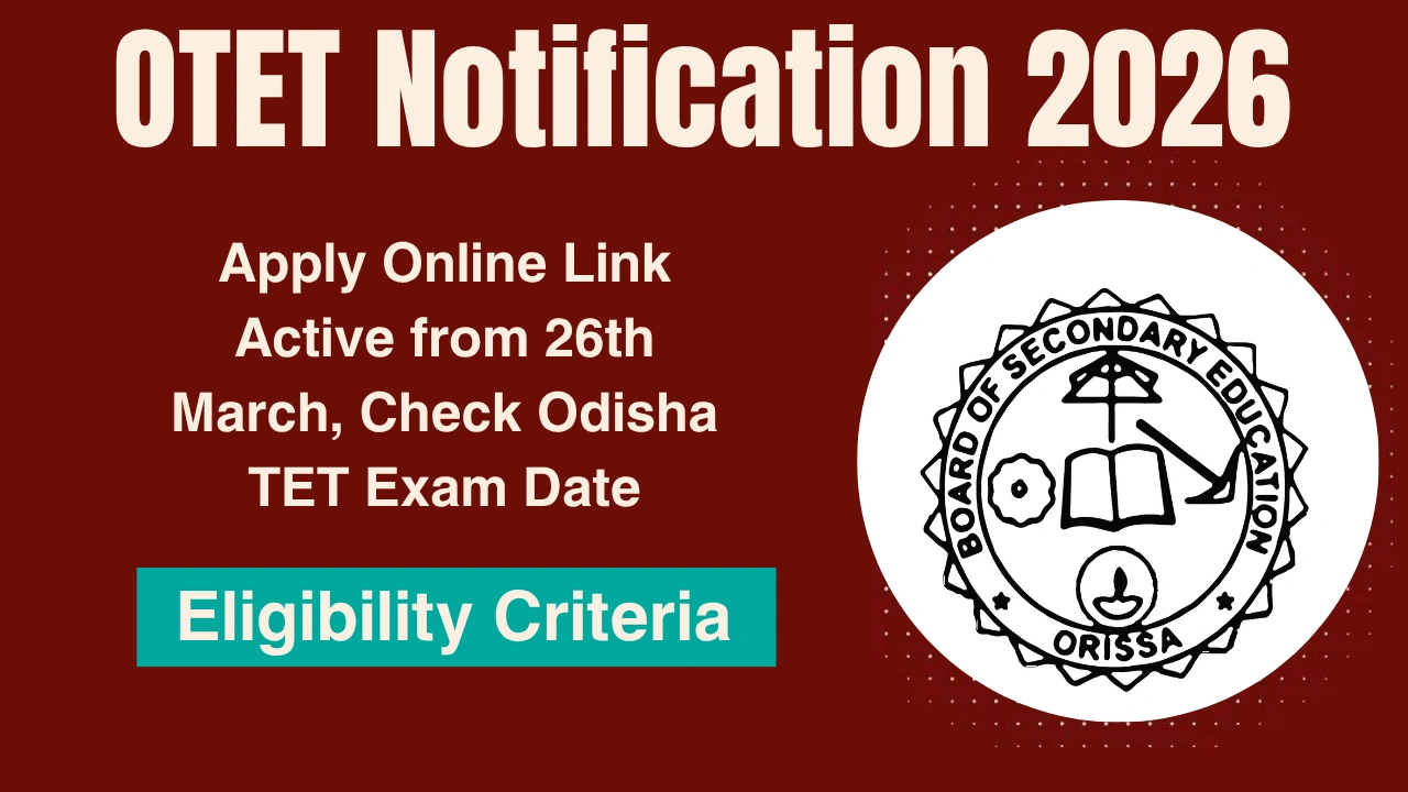 OTET Notification 2026