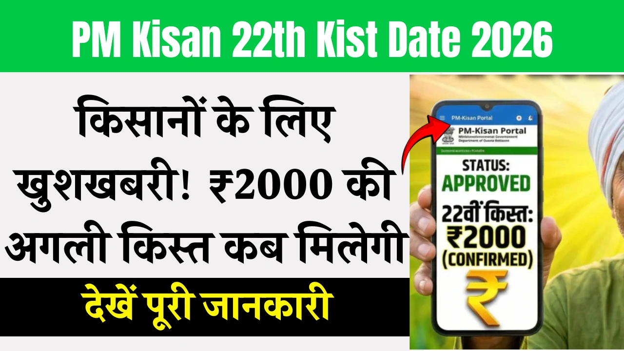 PM Kisan 22th Kist Date 2026
