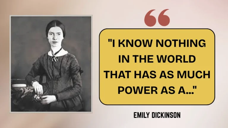 Quote of the Day by Emily Dickinson