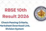 RBSE 10th Result 2026