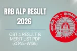 RRB ALP Result 2026