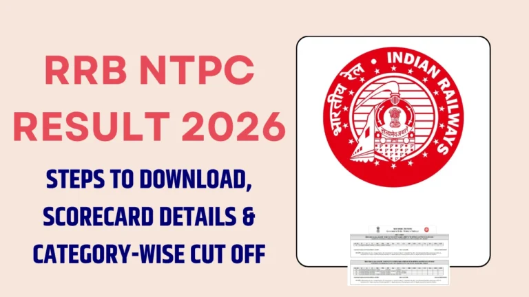 RRB NTPC Result 2026