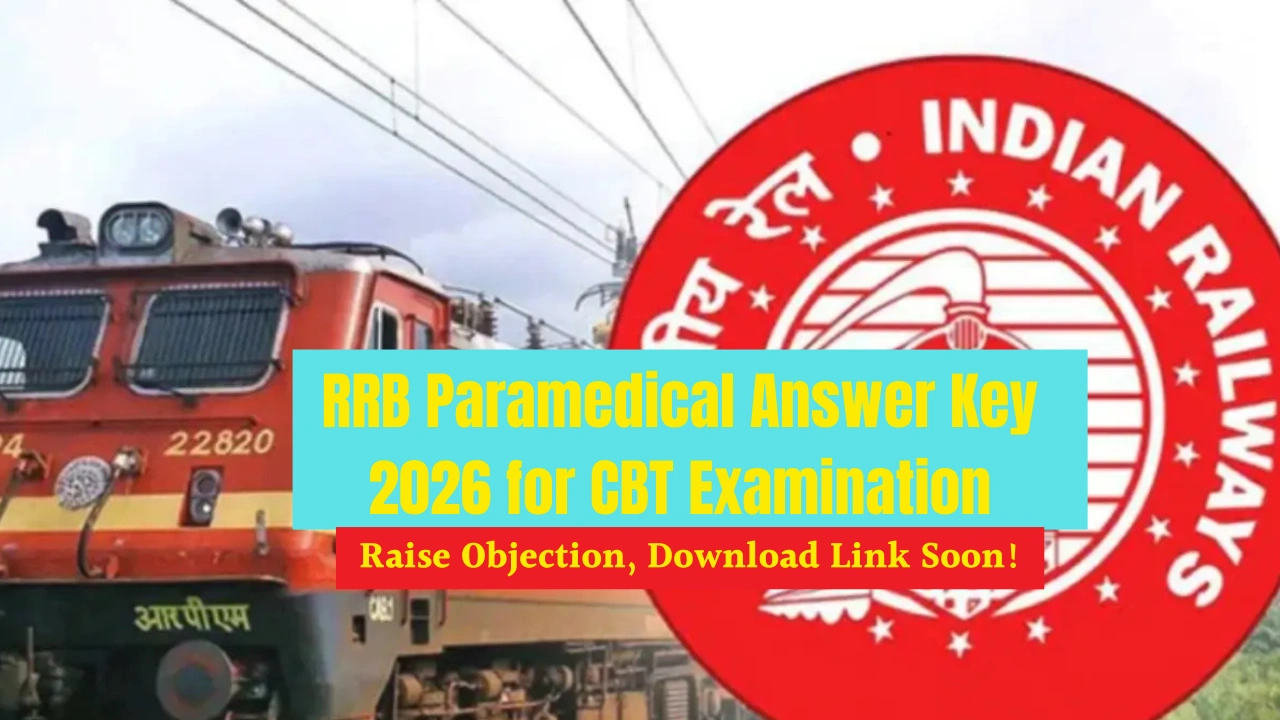 RRB Paramedical Answer Key 2026 for CBT Examination