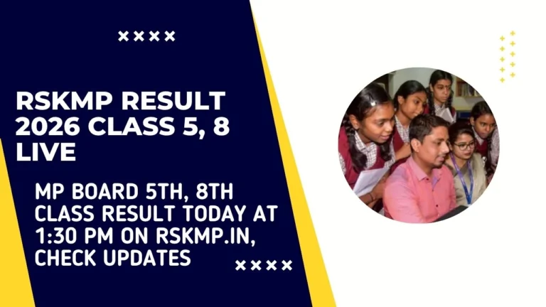 RSKMP Result 2026 Class 5, 8 LIVE