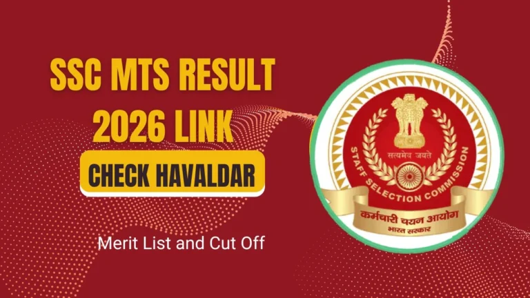 SSC MTS Result 2026 Link