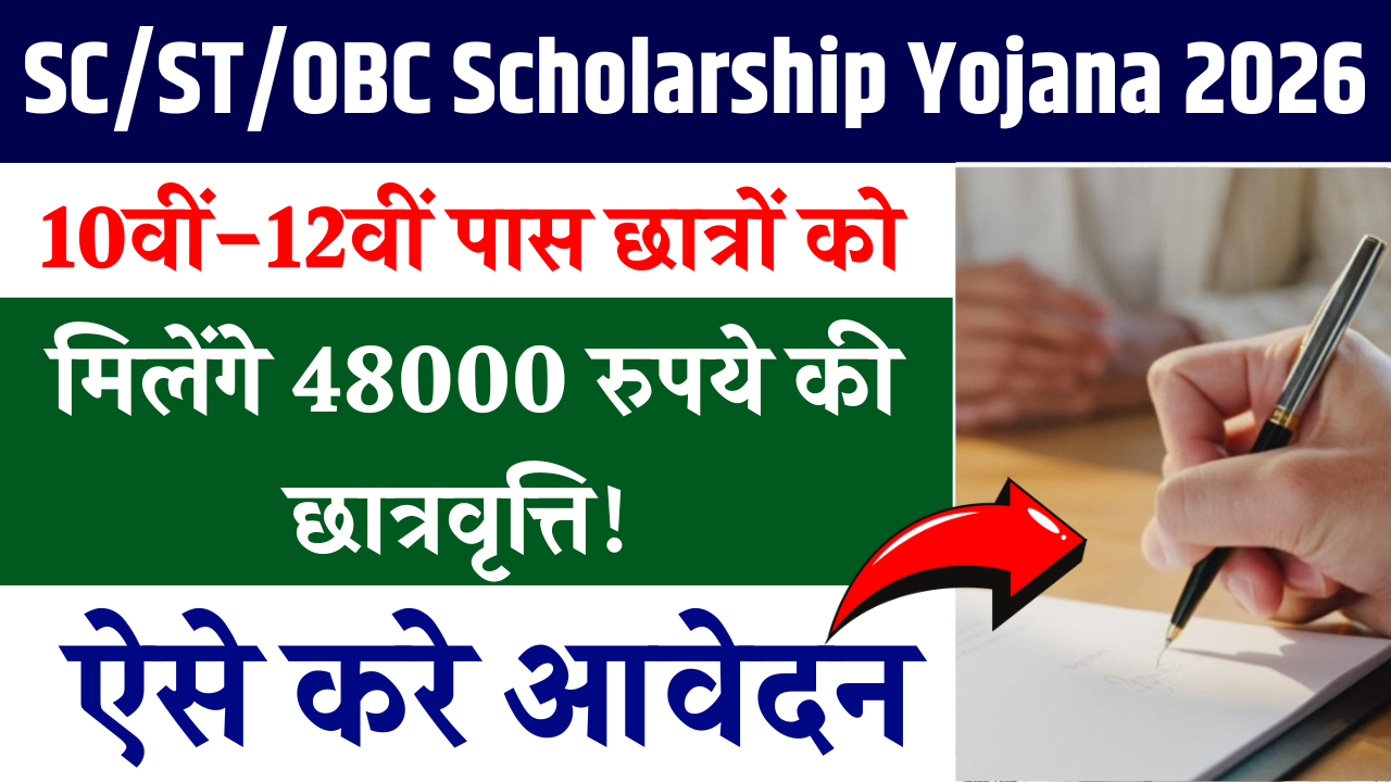 SC/ST/OBC Scholarship Yojana 2026