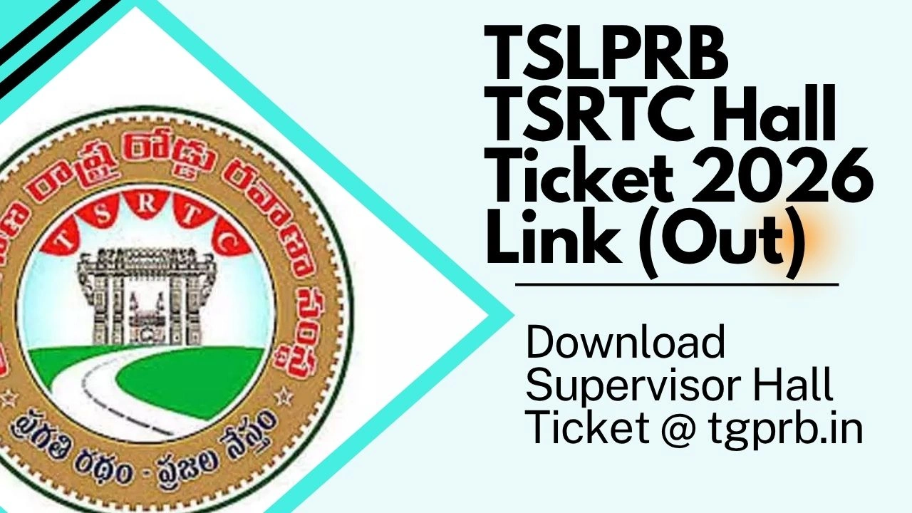 TSLPRB TSRTC Hall Ticket 2026 Link (Out)