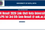 UOK Result 2026 Link (Out) Kota University