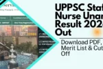 UPPSC Staff Nurse Unani Result 2026 Out