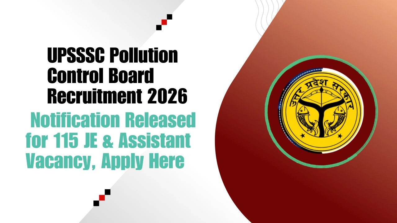 UPSSSC Pollution Control Board Recruitment 2026