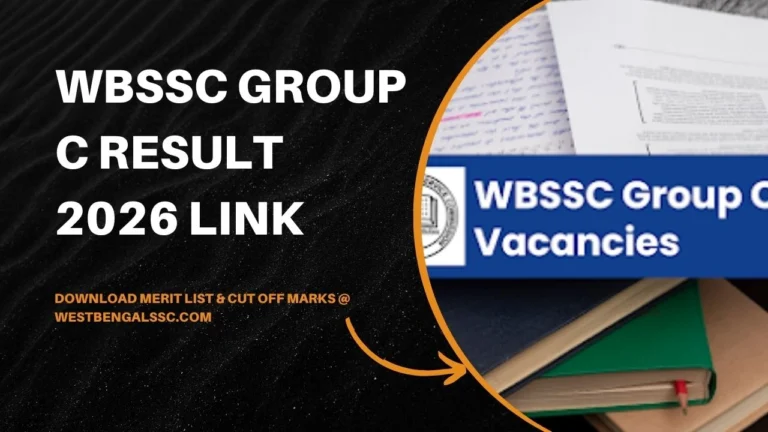 WBSSC Group C Result 2026 Link